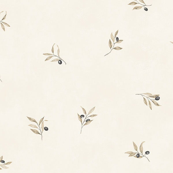 Patton Wallcoverings CK36606 Creative Kitchens Olive Sidewall Wallpaper